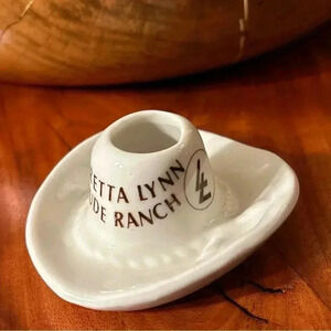 Loretta Lynn Dude Ranch Toothpick Holder Vintage